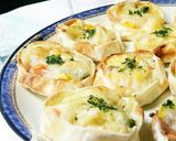 鮭とじゃがいもとほうれん草のグラタン作り方10写真