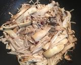 アンチョビとキノコのパスタ作り方2写真