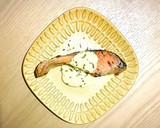 鮭の塩焼き 柚子胡椒マヨソースのせ♪作り方3写真