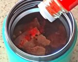 豚南蛮うどん【うどん弁当】作り方7写真