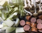 簡単！朝のほっこり豆乳スープ（2人分位）作り方1写真