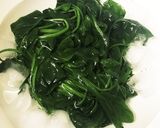 ほうれん草とわかめの韓国海苔和え作り方3写真