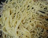 オイルサーディン缶詰めの和風おろしパスタ作り方5写真