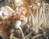 切り餅deふわとろチーズ☆絶品つみれ鍋作り方4写真