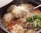 切り餅deふわとろチーズ☆絶品つみれ鍋作り方5写真