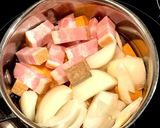 バターナッツカボチャの洋風煮物作り方2写真