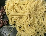 ホタルイカと大葉の醤油パスタ作り方2写真