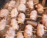 簡単!ヘルシー!牛バラ肉のこんにゃく巻き作り方8写真