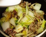 豚肉、しめじ、白菜の八宝菜風作り方8写真
