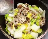 豚肉、しめじ、白菜の八宝菜風作り方6写真