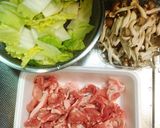 豚肉、しめじ、白菜の八宝菜風作り方1写真
