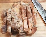 簡単!鶏むね肉のボイル 和風ソース添え作り方4写真
