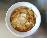 ゆで卵とポテトチップスのチーズ焼き作り方2写真