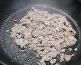 簡単！豆苗とはんぺんの肉みそ炒め作り方2写真