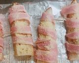 フランスパンのカリカリ ベーコン巻き作り方5写真