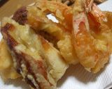 エビの天婦羅を入れた美味しいうどんすき！作り方2写真