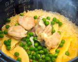 蛤と筍とグリーンピースの炊き込みご飯作り方6写真