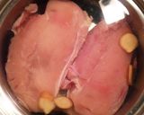 鶏胸肉ともち麦の参鶏湯風*簡単コスパ高◎作り方1写真