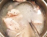 鶏胸肉ともち麦の参鶏湯風*簡単コスパ高◎作り方7写真