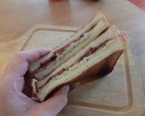 簡単時短♡魚グリルでカフェ風ホットサンド作り方5写真