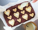 バレンタインに☆ビスケットブラウニー。作り方12写真