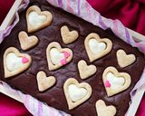 バレンタインに☆ビスケットブラウニー。作り方13写真