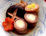 長ネギの牛肉巻き すき焼き味作り方8写真