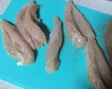 ササミのバジル納豆ソースかけ作り方2写真