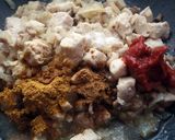 インドの家庭料理風～鶏肉のカレー炒め作り方5写真