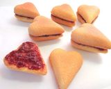 ピンクのハート♪ベリーサンドチョコケーキ作り方9写真