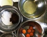 チョコバナナロールケーキ作り方1写真