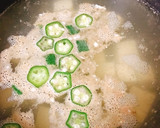 めかぶとオクラのねばねばすまし汁作り方1写真