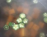 めかぶとオクラのねばねばすまし汁作り方2写真