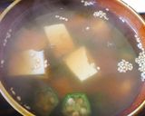 めかぶとオクラのねばねばすまし汁作り方3写真