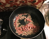 白菜とえのきとひき肉中華炒め作り方1写真
