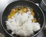 〈慢性腎臓病に〉たんぱく質控えめ五目炒飯作り方3写真