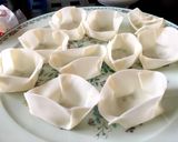 餃子の皮でポテサラ&プチトマトサラダ2品作り方1写真