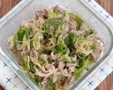 豚こま切れ肉のねぎ塩炒め【作り置き】作り方4写真