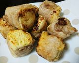 ヘルシーな豆腐の豚肉巻き作り方5写真
