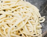 玉のせ釜揚げうどん●海苔&しょう油で濃厚作り方1写真