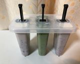 プレーン&抹茶の小豆アイス作り方5写真
