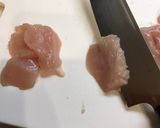 やわらか〜いチンジャオ(鶏の青椒肉絲)作り方1写真