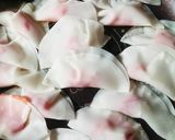 余り餅&たらこ！餃子の皮でカリカリつまみ作り方4写真
