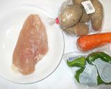 マリネ野菜炒め♪鶏むね肉簡単作り方1写真