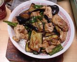簡単！　なすと豚肉の甘辛炒め／スタミナ丼作り方19写真