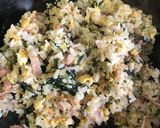 簡単！大根の葉チャーハン作り方4写真