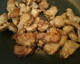 鹿肉で酢豚風作り方5写真