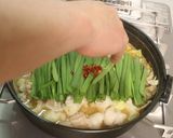坦々もつ鍋♪作り方8写真
