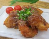 簡単！冷凍唐揚げの甘酢あんかけ作り方5写真