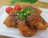 簡単！冷凍唐揚げの甘酢あんかけ作り方5写真